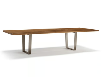VERO COMPACT - MINIMAL - Rectangular solid wood table by Arte Brotto - view 2